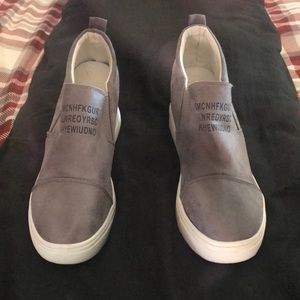 Grey Athletic wedge